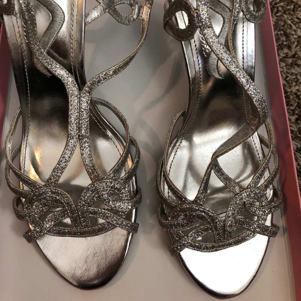 Nina silver heels